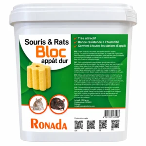 Ronada Bloc dur pour souris et rats 2 kg