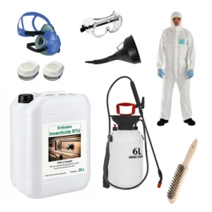 Embalan pack complet contre les insectes du bois (160 m²)