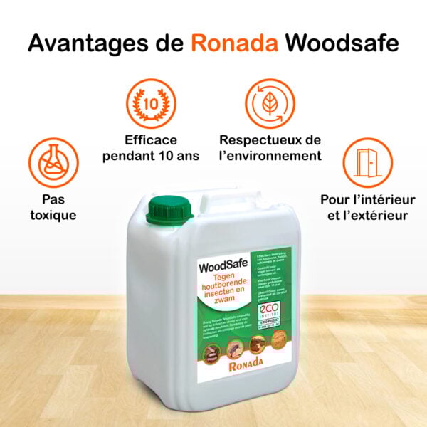 2921 Woodsafe contre les insectes du bois et les champignons 5 litres