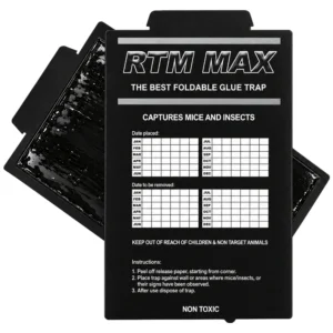 Plaques de glu pour souris Trapper RTM Max noires