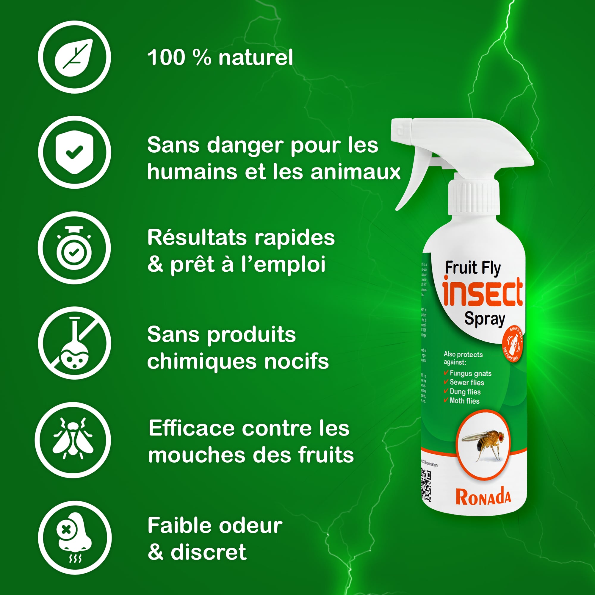 Spray barrière Ronada contre les mouches des fruits – Image 2