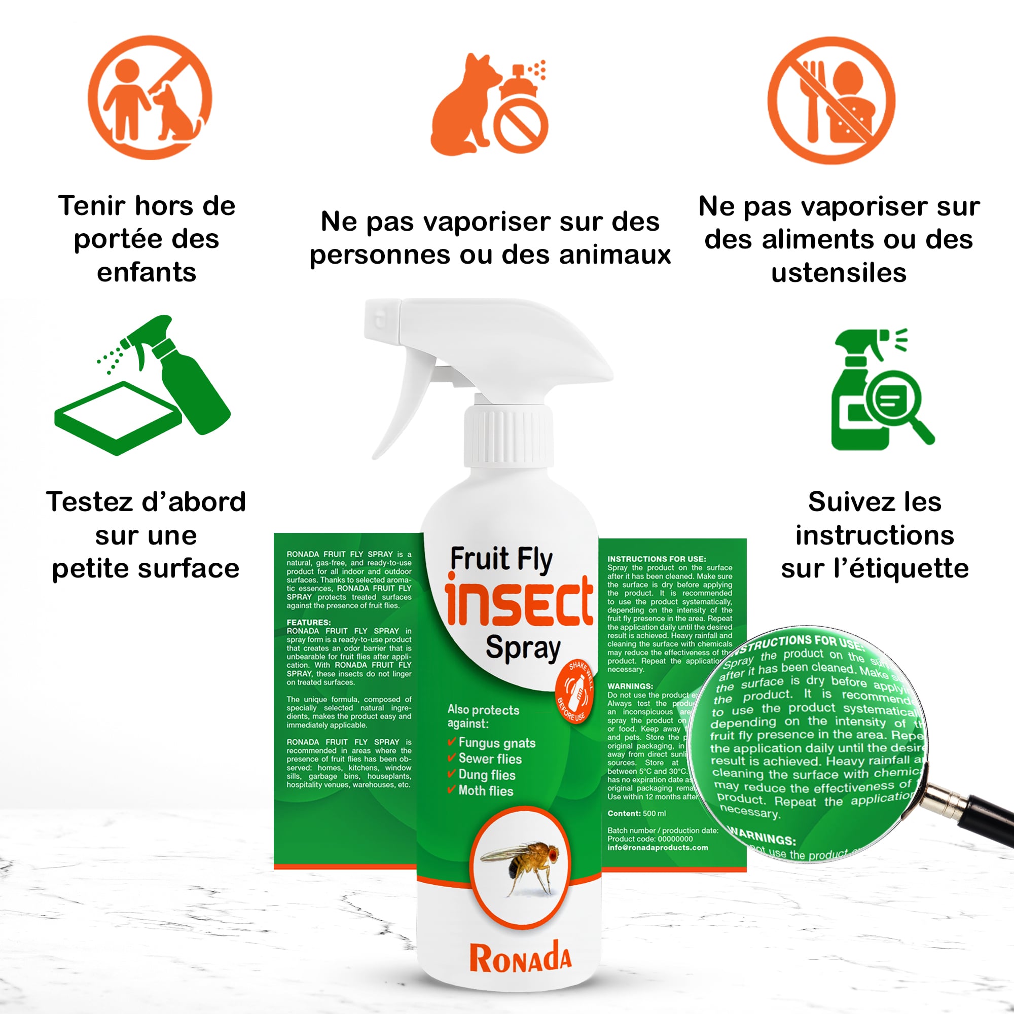 Spray barrière Ronada contre les mouches des fruits – Image 5