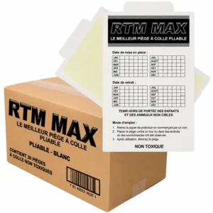 Plaques de glu pour souris Trapper RTM Max (30 pièces)