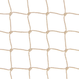 Vogelnet 5 x 5 meter zandkleur (maaswijdte: 50mm)