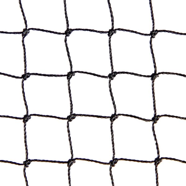 Vogelnet 5 x 5 meter zwart (maaswijdte: 50mm)