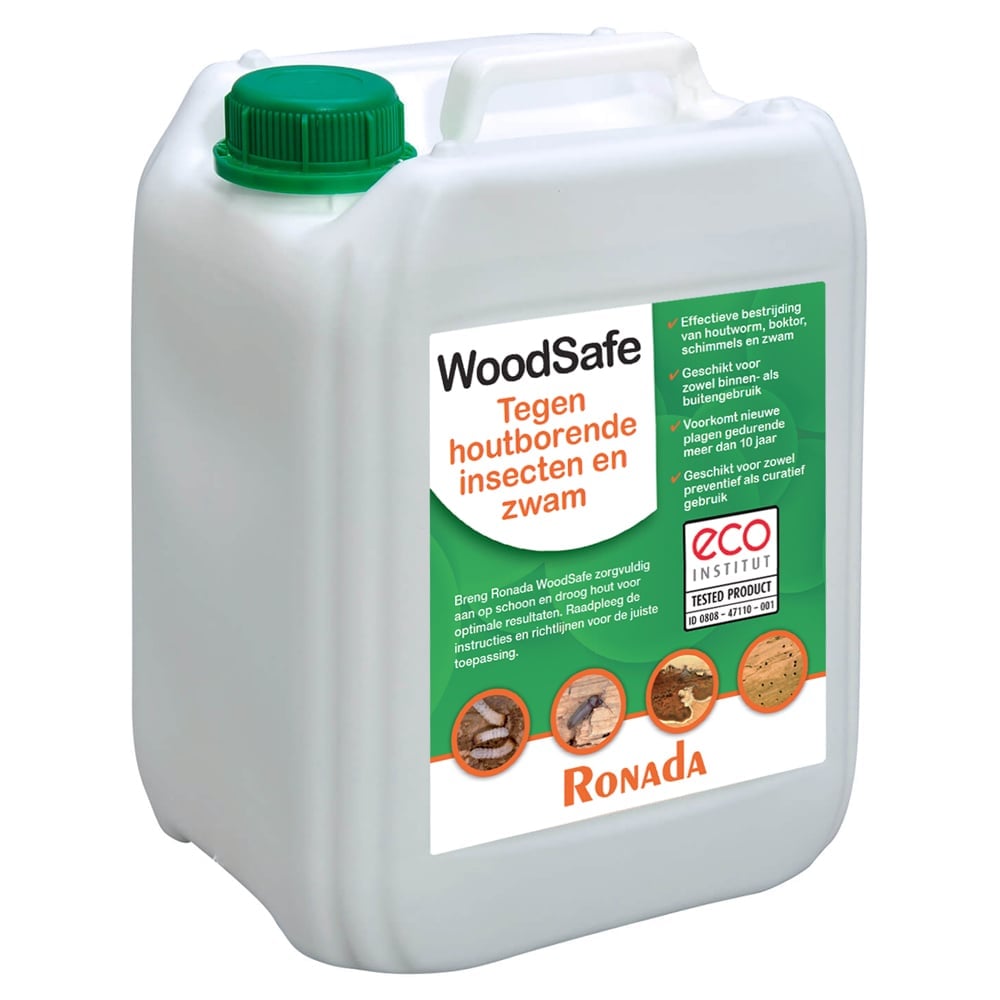 Woodsafe tegen houtborende insecten en zwam 5 liter