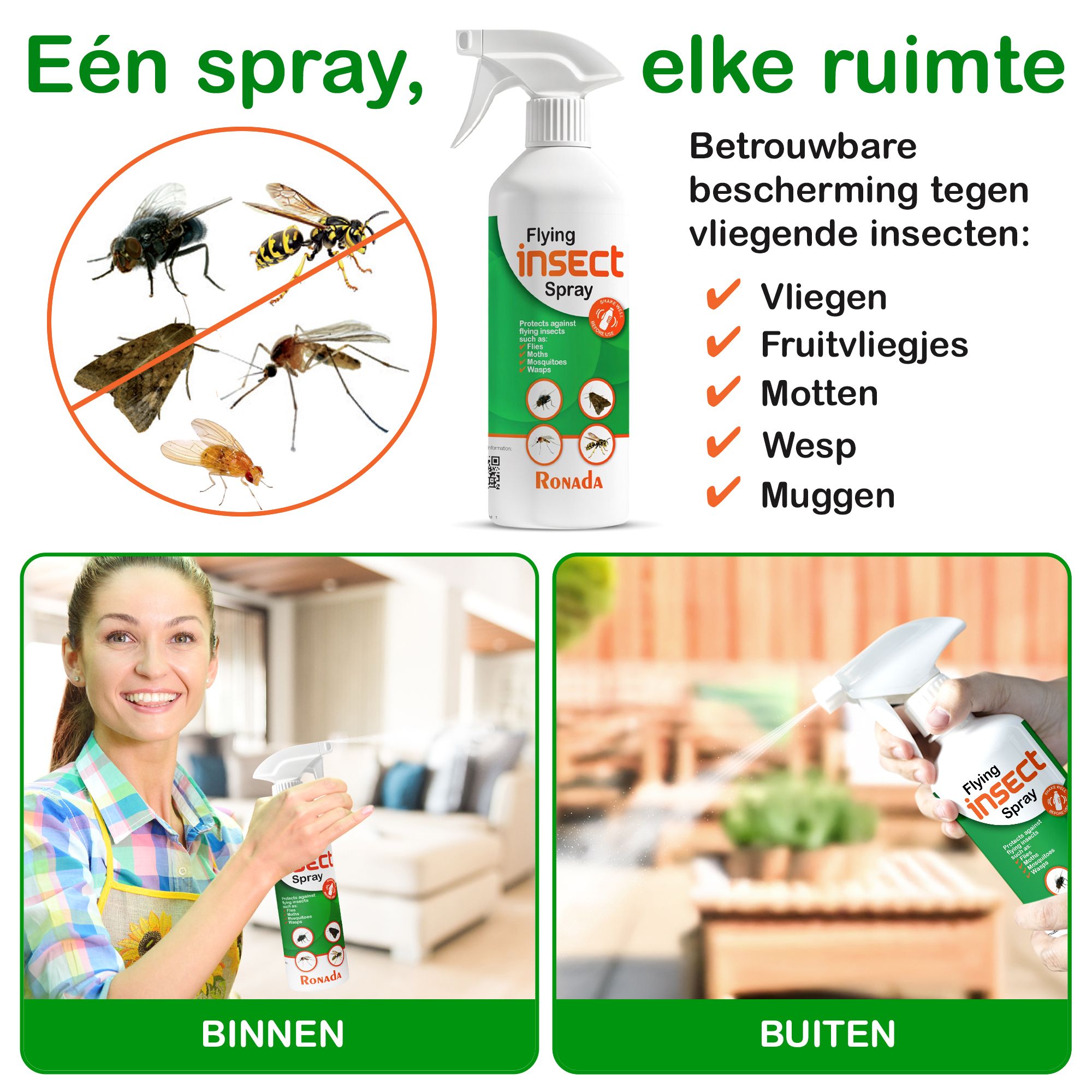Ronada Spray tegen vliegende insecten - Afbeelding 4