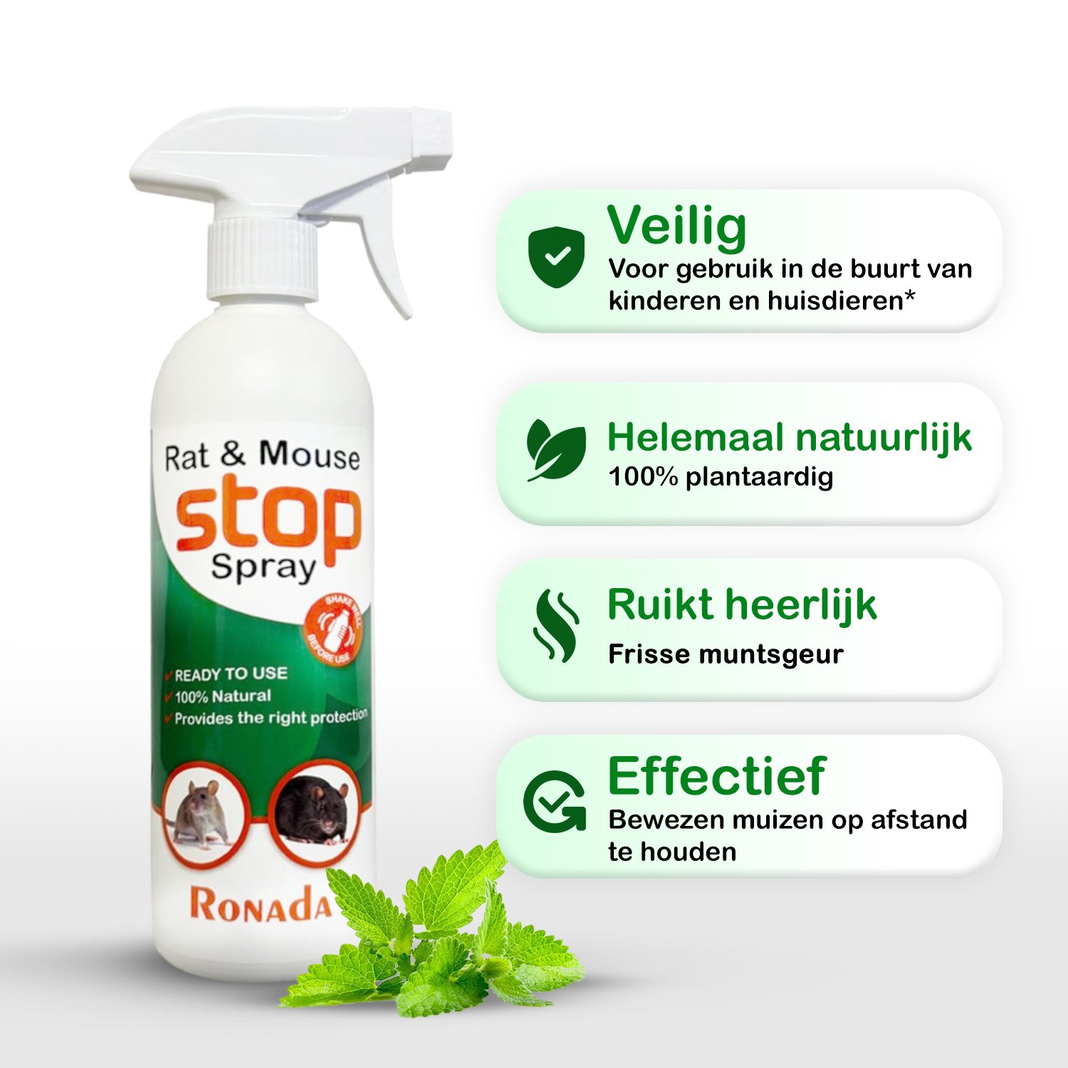 Spray tegen muizen en ratten 500 ml - Afbeelding 3