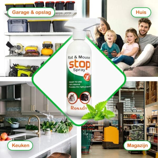 Spray tegen muizen en ratten 500 ml - Afbeelding 4