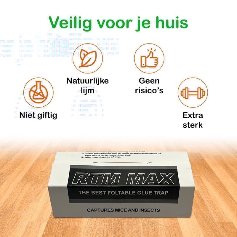 Muizen lijmplanken Trapper RTM Max (10 stuks) - Afbeelding 6